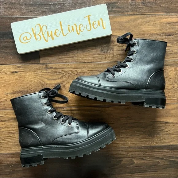 SCHUTZ Maylova Leather Combat Boot SCHUTZ | Shoes | Schutz Maylova Combat Boots | Poshmark main image 4